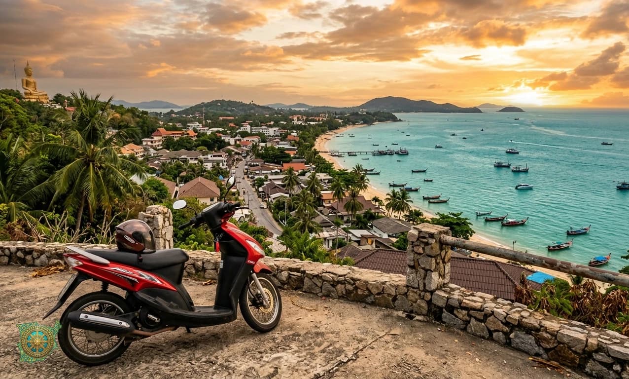 Best Mountain Road on Koh Samui: Riding to the Big Buddha Viewpoint