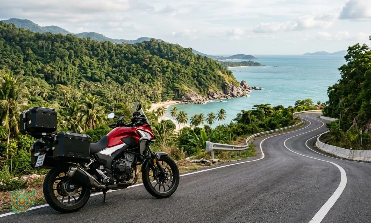 Honda CB500X for rent on Koh Samui