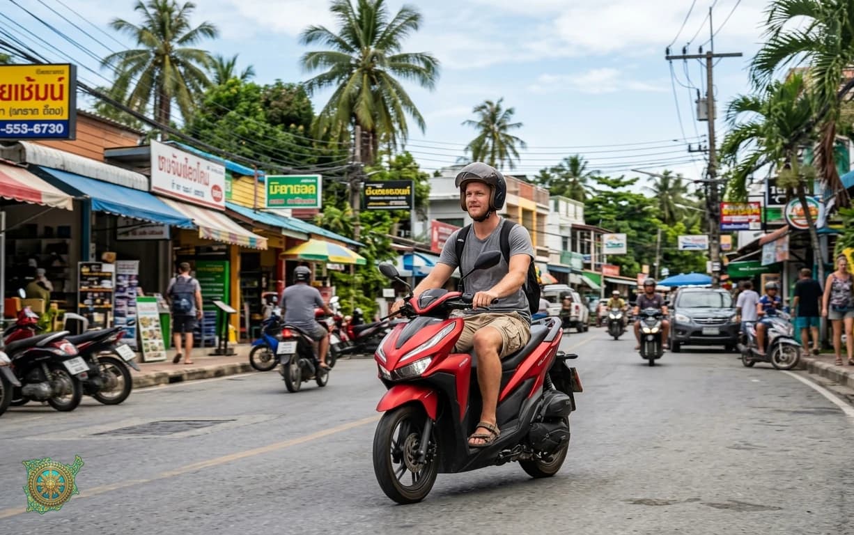 How to Ride a Click 160 in Samui Traffic