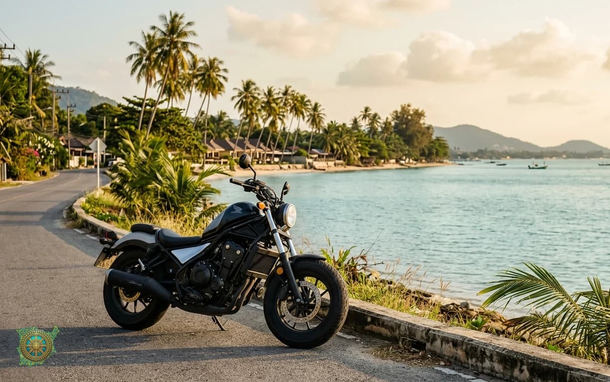 Honda CMX300 Rebel for rent on Koh Samui