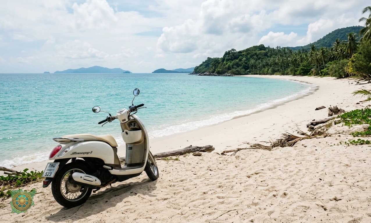Honda Scoopy Beach Routes on Koh Samui