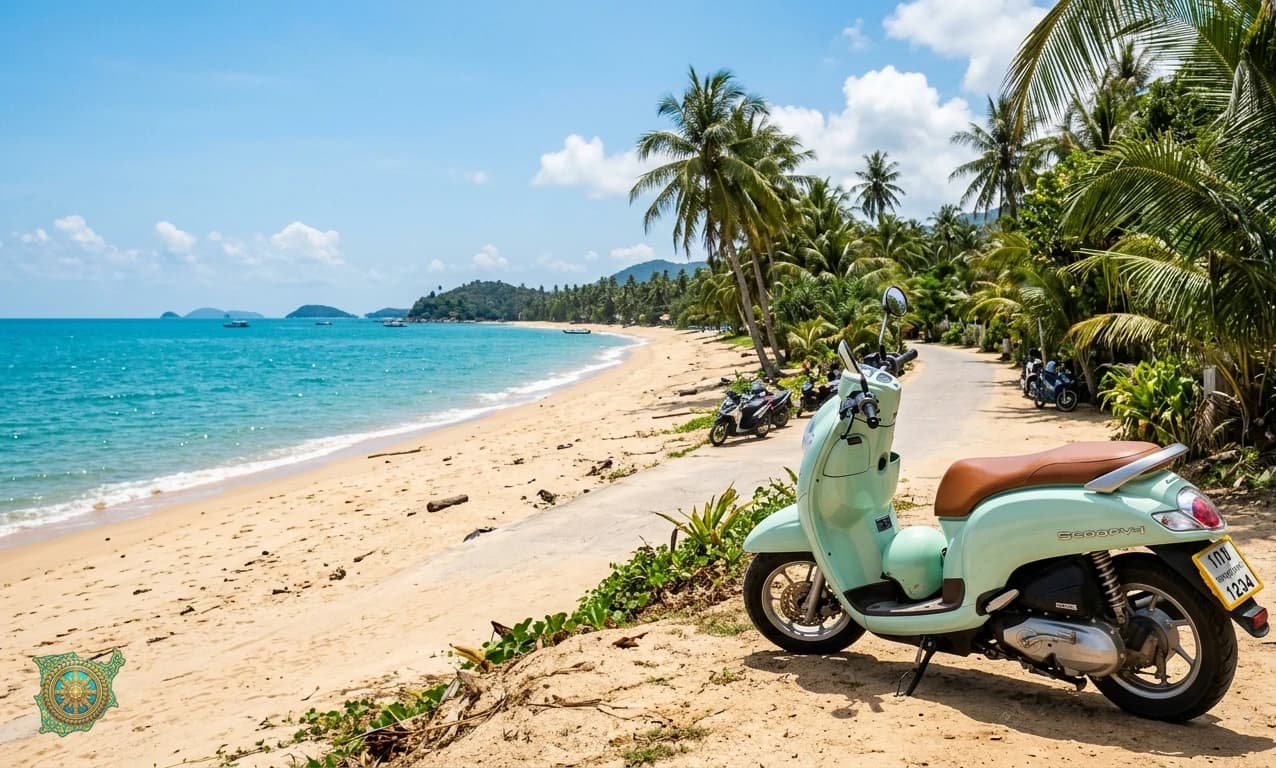 Honda Scoopy for rent on Koh Samui
