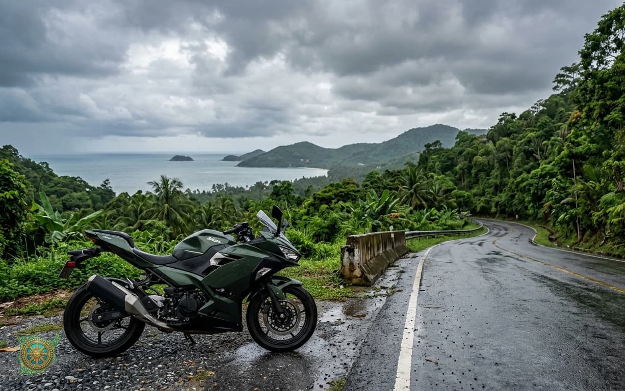 How to Ride the Ninja 500 Safely on Samui