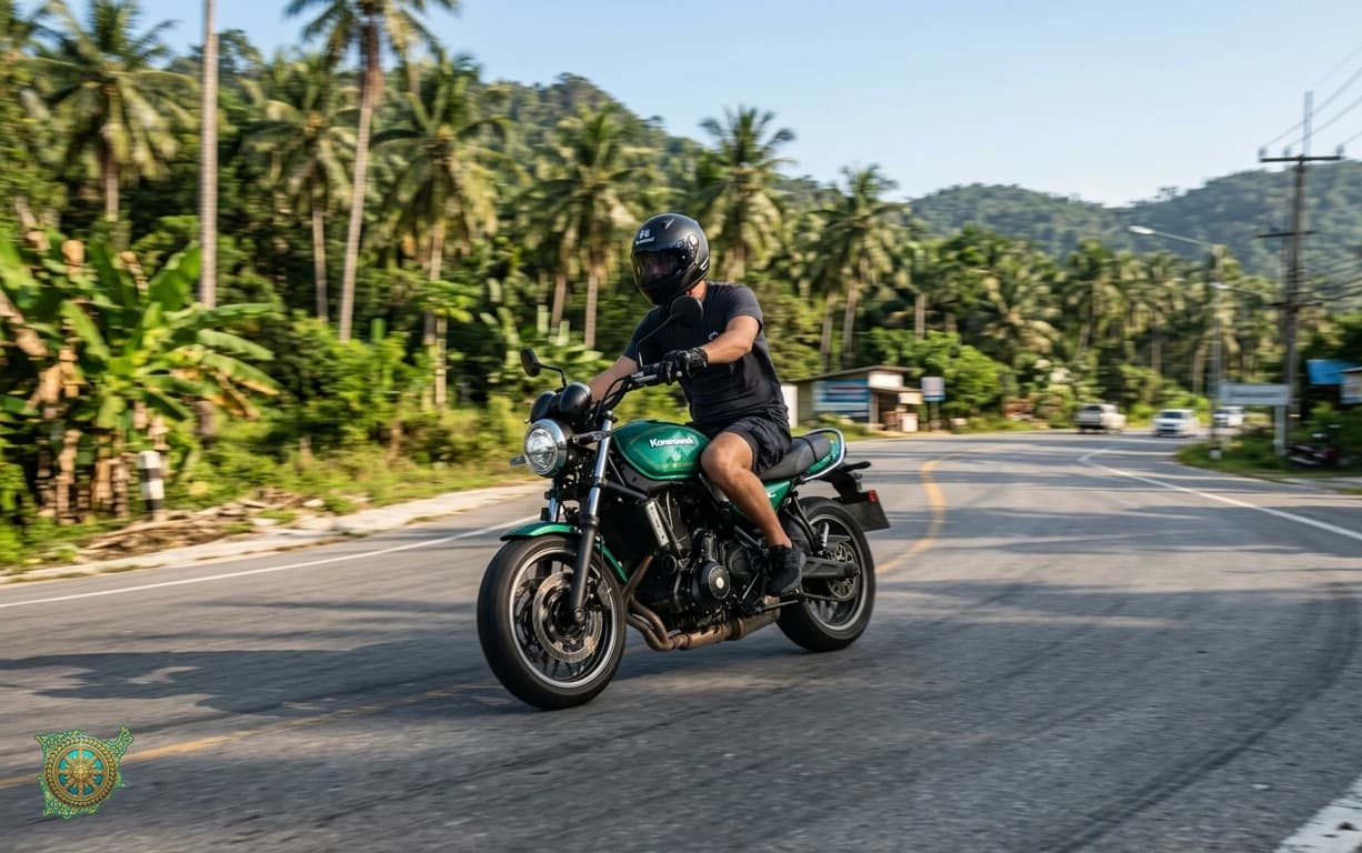 How Z650RS Performs on Koh Samui's Highway