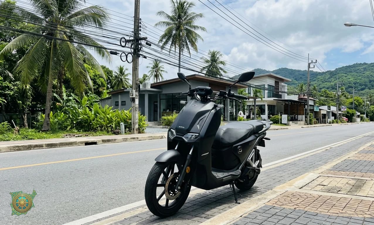 Super Soco CPx for rent on Koh Samui