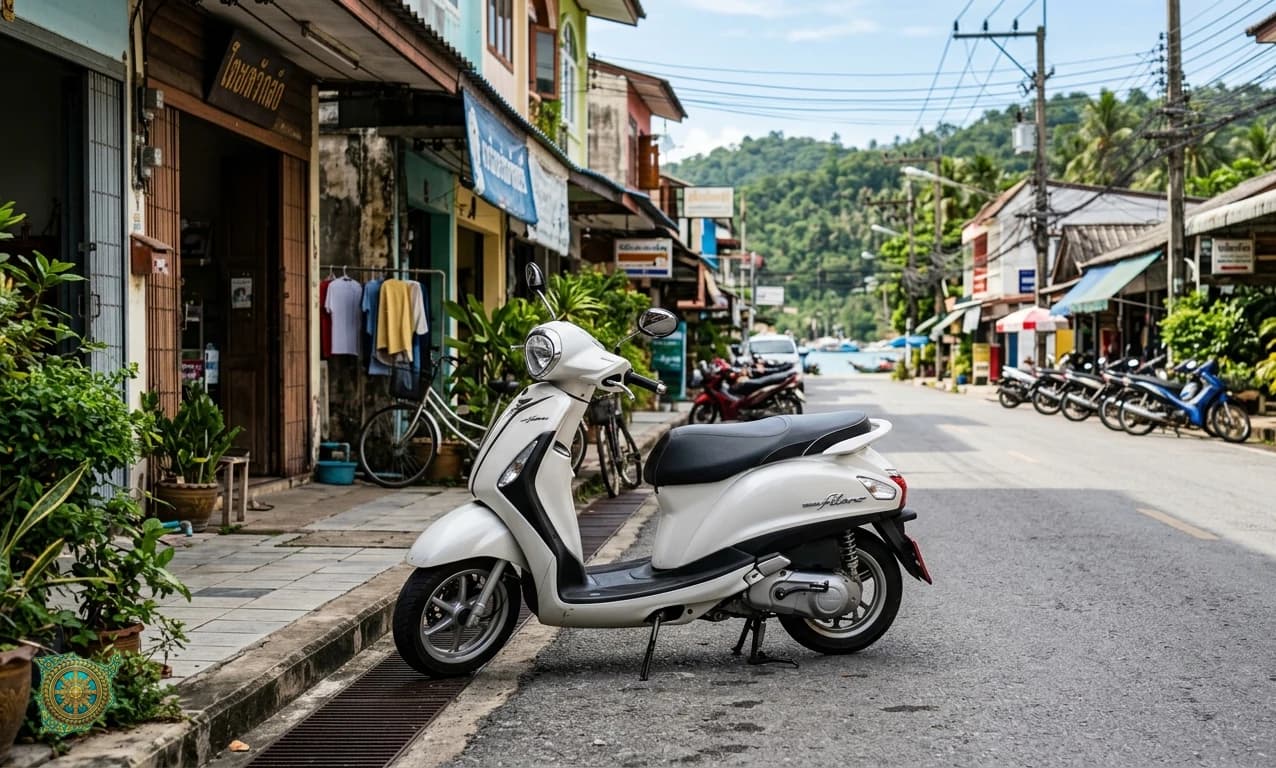 Yamaha Filano for rent on Koh Samui