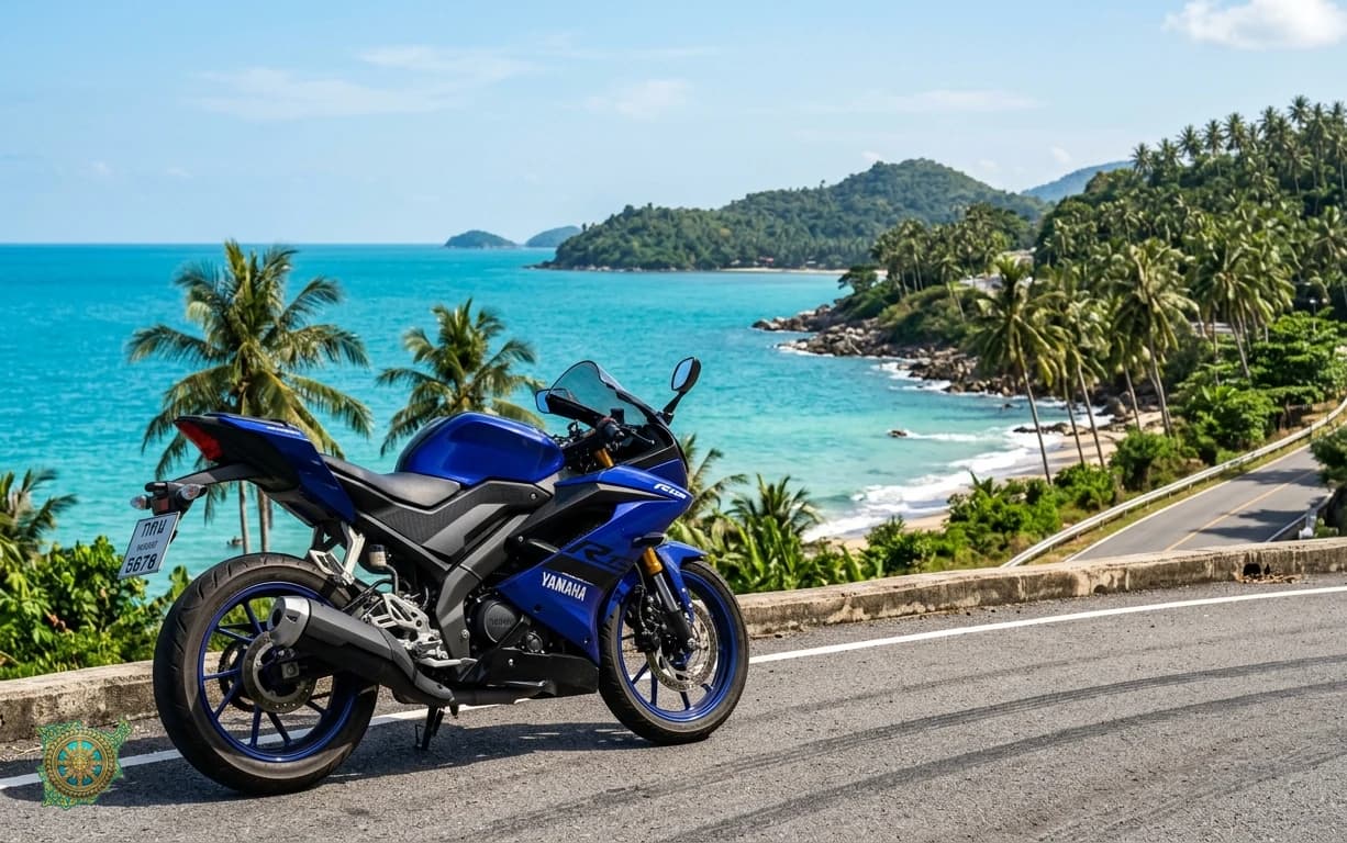 Yamaha R15 for rent on Koh Samui