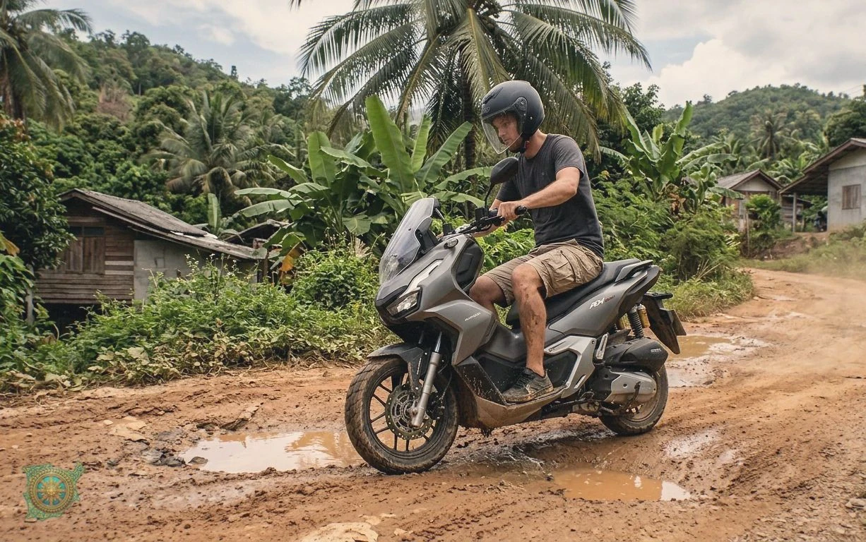 When Honda ADV 160 outperforms regular scooters on Samui?