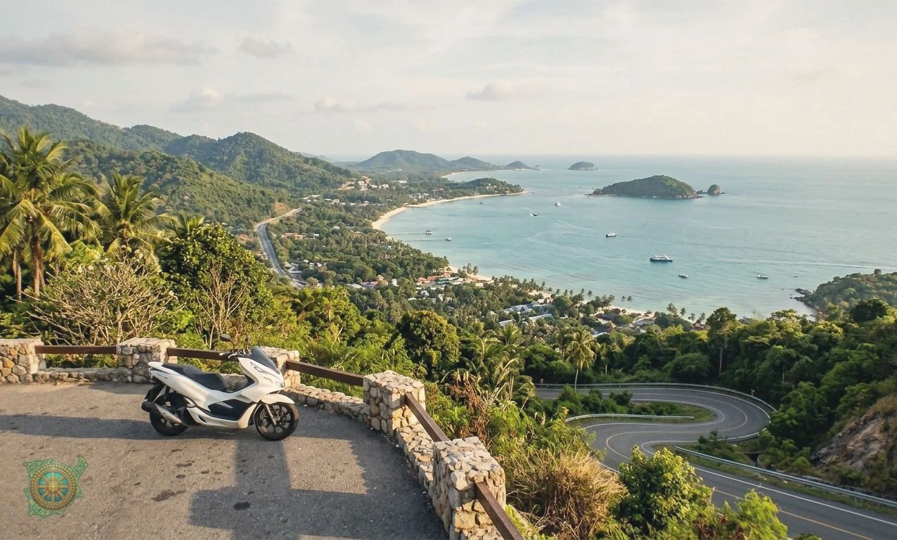 Where Honda PCX 150 takes you around Koh Samui?