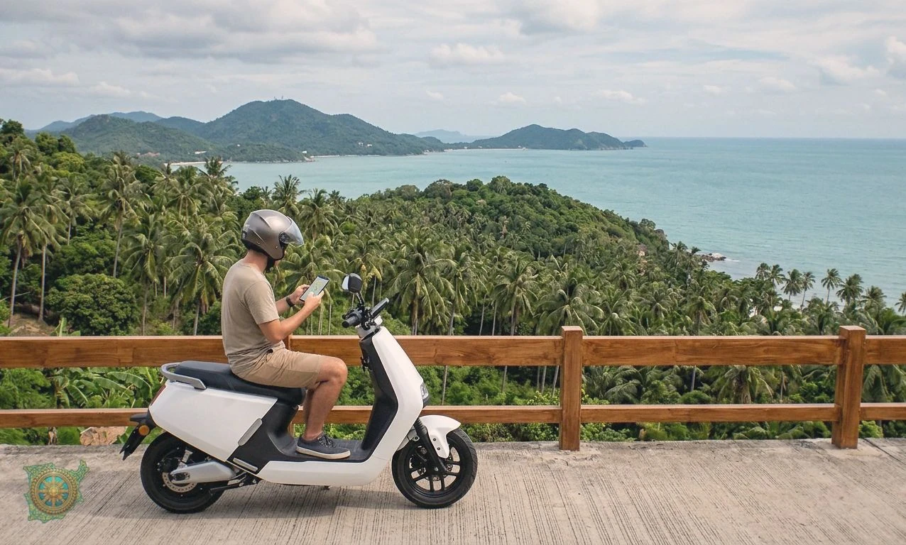 How to plan a day trip on Yadea G5 Pro on Samui?