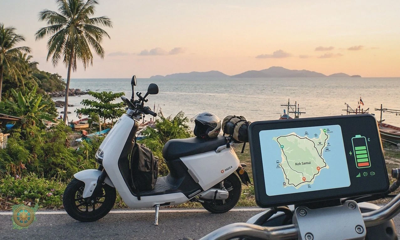 When Yadea G5 Pro range is enough for Samui riding?